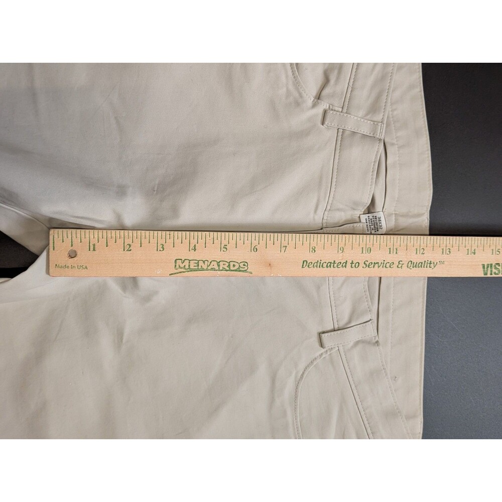 Calvin Klein Slim Fit Tech Chino Pants Men's 34/32 Light Bone Beige - Picture 9 of 12